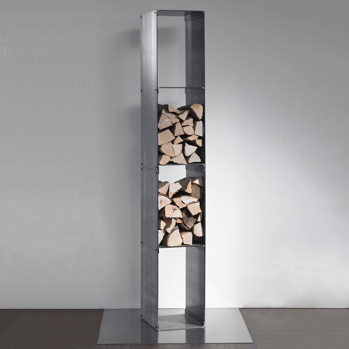 Holzaufbewahrung - MOOG Kaminstudio